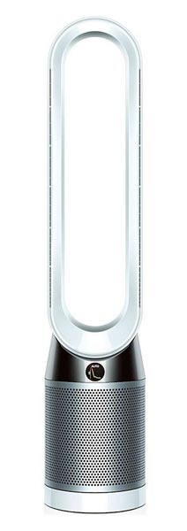 silencioso y Potente Ventilador de Columna sin Cuchilla de oscilación con Filtro HEPA U ULTTY Ventilador de Mesa con purificador de Aire Blanco 
