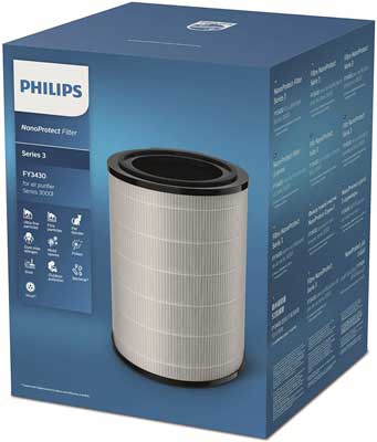 AC3036/10 humidificador Filtro de Aire vhbw Filtro Compatible con Philips 3000 AC3033/10 