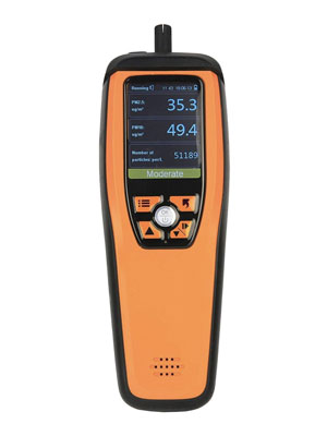 Breezeu Medidor de CO2 Monitor de Calidad del Aire Interior Alarma LCD Digital DióXido de Carbono Temperatura Detector de Humedad Analizador de Sensor NDIR 